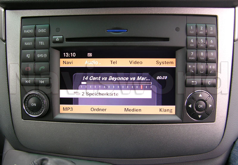Sms on mercedes comand #2
